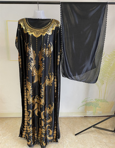 Ventes en gros de robes <span class=keywords><strong>boubou</strong></span> pour femmes, vêtements africains, tenues dashiki, abaya imprimée, robe maxi musulmane islamique - Product Image 5