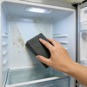 إسفنجة تنظيف الأطباق من ألياف البوليستر الطبيعية - فائقة الامتصاص، خالية من الخدوش، قابلة لإعادة الاستخدام، وسادة تنظيف للمطبخ لإزالة الدهون - Product Image 4