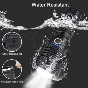 Linterna LED con Zoom USB de 1000 Lúmenes, Linterna Recargable, Foco LED de 12 Voltios, Foco de Mano - Product Image 3