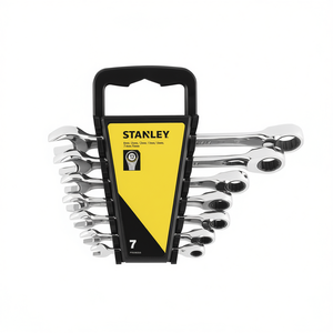 Juego de llaves combinadas Stanley de 8 mm a 19 mm, kit de herramientas métricas con trinquete de 7 piezas - Product Image 2