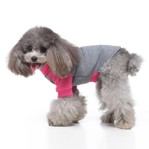 Gilet pour chien à manches raglan, uni, mignon, en coton doux et polyester, col roulé, écologique, personnalisable, vêtements pour animaux de compagnie, best-seller - Product Image 2