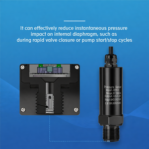 Transductor de Presión Piezoeléctrico DIN43650 4-20mA de Acero Inoxidable, Transmisor de Presión de 0-600 bar - Product Image 5