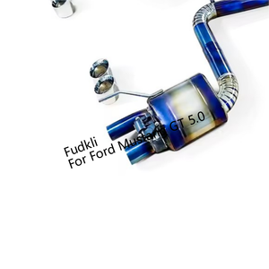 Échappement Catback de haute qualité pour Ford <span class=keywords><strong>Mustang</strong></span> <span class=keywords><strong>GT</strong></span> 5.0 tuyau d'échappement en alliage de titane avec commande de soupape électronique - Product Image 3