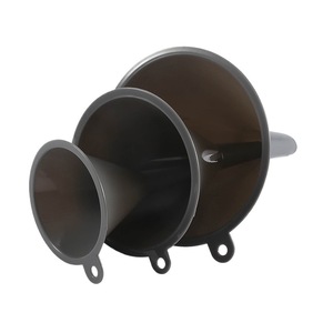Juego de embudos separadores triangulares de plástico PP de varios tamaños para transferencia de aceite, vino y líquidos, uso en cocina - Product Image 4