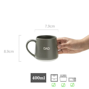 Tazas de Café de Cerámica Personalizadas al por Mayor de 400 ml con Diseños <span class=keywords><strong>para</strong></span> el Día de la Madre, el Padre, Regalo <span class=keywords><strong>para</strong></span> el Día del Padre, Taza <span class=keywords><strong>para</strong></span> Café, Té y Agua - Product Image 5