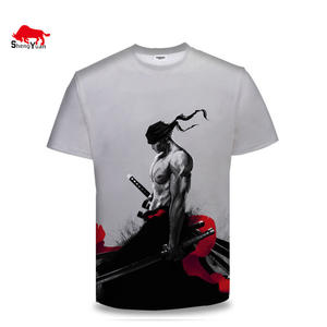 사용자 정의 애니메이션 전체 인쇄 의류 남성 <span class=keywords><strong>T</strong></span> 셔츠 만화 캐릭터 3d 인쇄 <span class=keywords><strong>T</strong></span> 셔츠 - Product Image 4