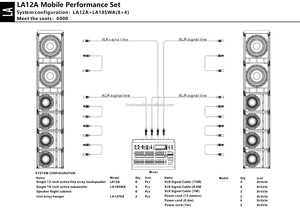 LA12A LA18SWA 8+4 Active <strong>Line</strong> <strong>Array</strong> <strong>12</strong> Inch 2 Way Speakers 18 Inch Subwoofer <strong>Line</strong> <strong>Array</strong> Speaker for Performance 6000 Audience - Product Image 3