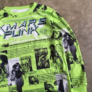 Camiseta Personalizada con Estampado Gráfico DTG, 100% Algodón, Tejido de Punto, Talla Grande, Manga Larga, Color Blanco para Hombre - Product Image 3