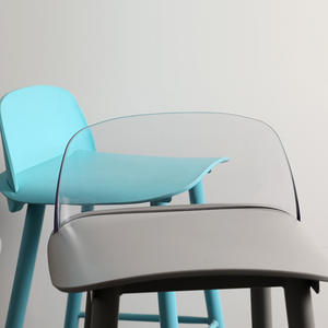 Taburete de Bar Moderno y Minimalista de 60 cm de Altura, Silla de Plástico Resistente para Uso Comercial - Product Image 4