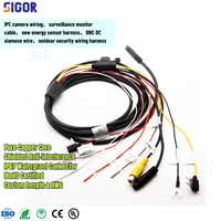 Cableado de Video BNC Personalizado de 3 Núcleos, Cable de Conexión para Cámara CCTV, Conector AHD CVBS, Kit de Monitoreo de Video a Prueba de Agua