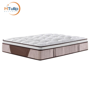 Toptan ikiz çift kraliçe kral karyola iskeleti yatak Roll up ile kutuda lüks yatak soğutma fanı cep yaylı şilte - Product Image 2