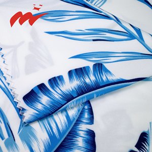 Modern Style 100% Polyester 4-Way Stretch Woven <strong>Printed</strong> Girls' Refreshing <strong>Bright</strong> Tropical Plants Palm Trees Outdoor <strong>Fabric</strong> 210t - Product Image 2