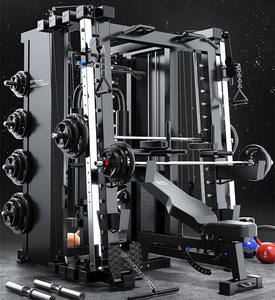 Горячая Распродажа, оборудование для тренажерного зала, многофункциональная машина Смит для бодибилдинга, домашнего использования в тренажерном зале - Product Image 5