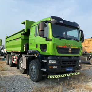 Truk sampah Dump Truck Sinotruk HOWO TX 8x4 12, truk <span class=keywords><strong>Tipper</strong></span> rekondisi kualitas tinggi untuk ekspor ke Afrika - Product Image 1