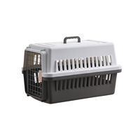 Livraison rapide compagnie aérienne approuvé Portable en plastique grand chenil de voyage aérien Pet chien chat transporteur caisse Cage sur roues à vendre