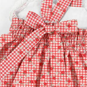 Gaun pesta musim panas tanpa lengan untuk anak perempuan dengan motif kupu-kupu besar, logo dapat dipesan khusus, gaun anak-anak musim panas - Product Image 6