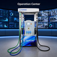 Distributeur de carburant antidéflagrant Bluesky pour le Chili - Pompe à essence 5-55L/min Précision ±0,3% MOQ 1 Échantillon disponible CE FCC Vente en gros