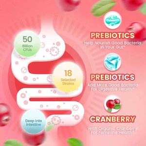 OEM Aanpasbare Vrouwen PH Balans Gummies Vitamine Probiotica Supplement voor Volwassen Vrouwelijke Gezondheid - Product Image 3