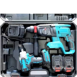 Meilleure Offre - <span class=keywords><strong>Outils</strong></span> Électriques Sans Fil Certifiés de Qualité MKT - Ensemble de 5 Kits - Batterie au Lithium 20V/21V - Boîtier Rigide - Usage Professionnel - Product Image 5