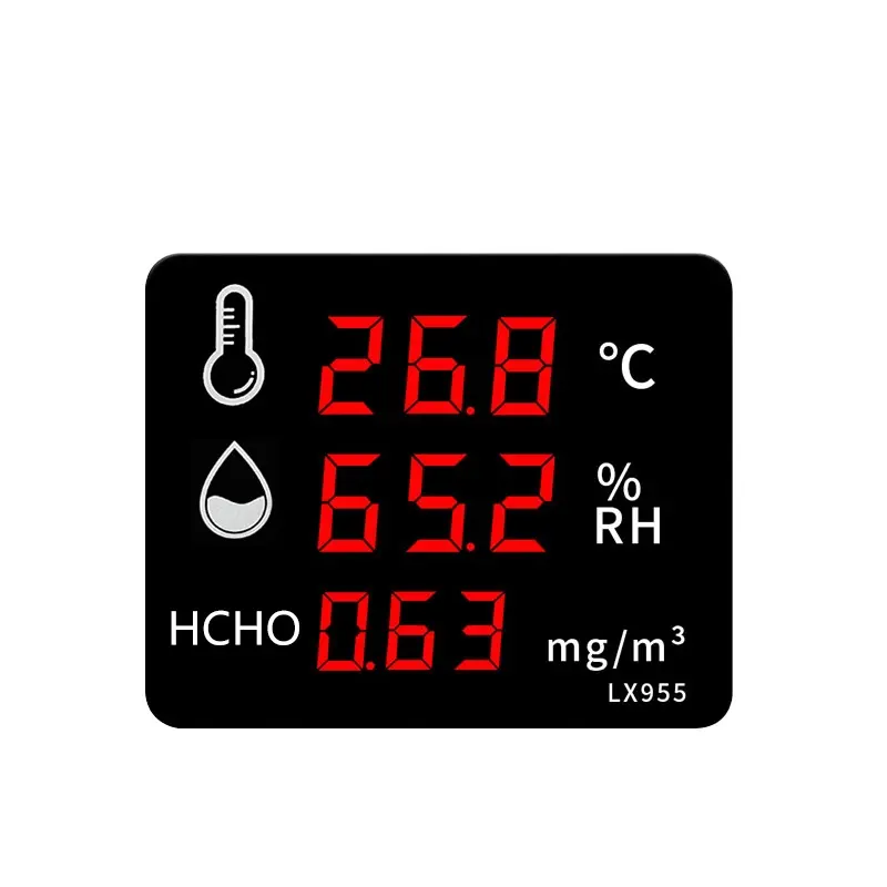 Multifunctional Industrial Grade Temperature And Humidity Air Detector Temperature And Humidity Recorded In Table