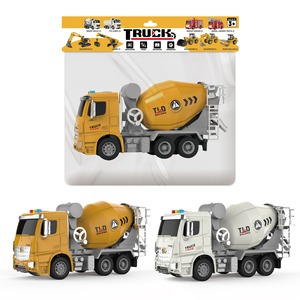 Camion Giocattolo Betoniera Hot Sale, Due Versioni (con o senza luci e suoni), Veicolo da Costruzione per Bambini, Giocattoli per Feste di <span class=keywords><strong>Compleanno</strong></span> - Product Image 2