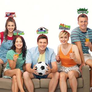 Diadema Personalizada con Balón de Fútbol, Accesorio para Fanáticos, Ideal para Eventos Deportivos, Promociones de Bares Deportivos y Regalos - Product Image 2