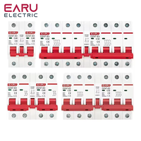 Disjoncteur de Verrouillage Manuel à Double Alimentation pour Rail Din, 1P + 1P 2P + 2P 3P + 3P 4P + 4P MTS, MCB