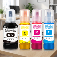 Ensemble de cartouches d'encre de sublimation 4 couleurs 100 ml pour imprimante Epson L3250 L3258 ET-3210 EcoTank, fourniture du fabricant