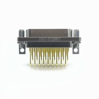 Connecteurs de circuits imprimés à angle droit de la série Micro-D J30J, connecteur rectangulaire femelle J30J-37ZKW pour drone UAV