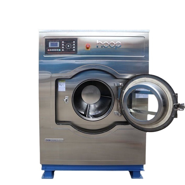 HOOP Laundry Commercial Washer Equipment Washing Machine Dryer in Linens and Clothes for Restaurant, Hotel and Hosptal With 15KG