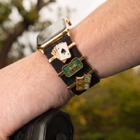 Bracelets de montre tendance en acier inoxydable Lele avec fermoir luxueux et breloques, petits accessoires de dessin animé DIY