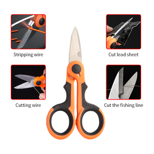 Đa chức năng công nghiệp & DIY thợ điện kéo dây thép không gỉ Cáp Cutter kéo cá A + lớp biểu tượng tùy chỉnh - Product Image 5