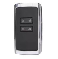 Coque de remplacement pour clé intelligente à 4 boutons en plastique rigide, lame de clé, boîtier de télécommande de voiture pour Renault Megane