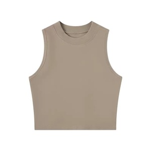 Top da <span class=keywords><strong>Donna</strong></span> in Offerta, Canotte Personalizzate a Costine, Top Avvolgente, Canotta con Spalle <span class=keywords><strong>Larghe</strong></span>, Top Corto Traspirante e Confortevole per Donne - Product Image 2