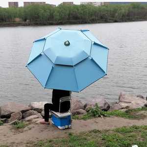 Grand <span class=keywords><strong>parapluie</strong></span> de pêche à la <span class=keywords><strong>carpe</strong></span> pliant à trois sections léger de 2.2m solide et durable - Product Image 4