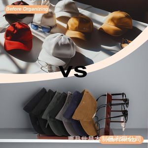 Desktop <b>Hat</b> Rack With Glasses Organizer Baseball Cap Display Storage <b>Stand</b> For Wardrobe Closet Organizing - Product Image 3