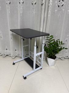 Bureau à domicile en MDF facile à soulever avec réglage vertical de la hauteur Bureau d'ordinateur à pied métallique pour chambre à coucher - Product Image 5