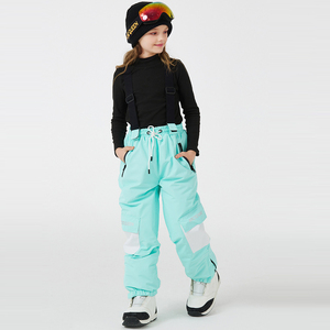 Pantalones de esquí impermeables para niños de 4 a 12 años, pantalones cálidos de esquí y snowboard para niños y niñas para deportes al aire libre - Product Image 3