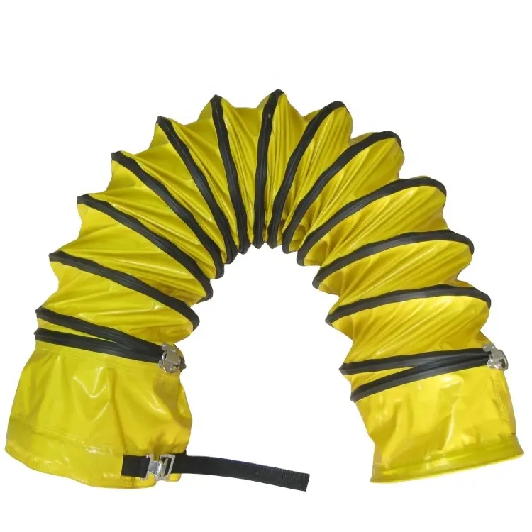 China Fabricante Amarelo Ventilador Mangueira Flexível para Exaustor