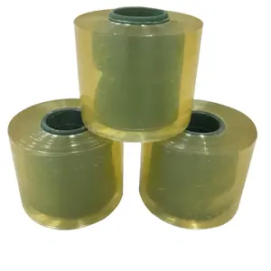 factory price customized good toughness pvc soft film in roll pvc clear adhesive transfer film tape roll