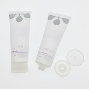 Customized Sustainable Clear Empty Plastic Tubes For Facial Cleanser Or Skincare Lotion Cosmetics Packaging