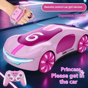 Voiture télécommandée rose transfrontalière pour enfants, concept d'énergie nouvelle, jouet de drift avec capteur gestuel, cadeau pour enfants - Product Image 3