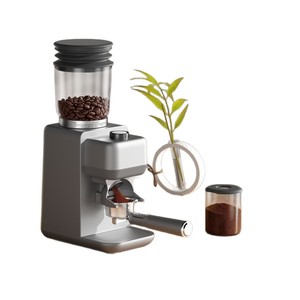 Molinillo de café eléctrico de 150W con 60 ajustes regulables, ionizador de plasma para espresso y pour over, de aleación de aluminio plateado - Product Image 5