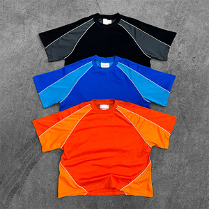 <span class=keywords><strong>T</strong></span>-Shirt Sportiva in Rete di Poliestere con Logo Personalizzato, Maglia Estiva di Alta Qualità, Jersey Corto in Rete per Uomo, Manica Corta, Produzione su Misura - Product Image 1