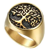 אופנה אצבע טבעת מתכת מותאמת אישית אליפות נירוסטה תכשיטי mens נירוסטה טבעת