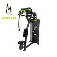 Machine de musculation professionnelle SM PM Series 2-en-1 pour exercices Pec Fly et Chest Press, avec 5 niveaux de résistance réglables pour entraînement corporel en salle de sport commerciale