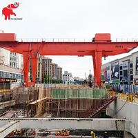 Pont roulant à double poutre de type A5 U pour charges lourdes, 10, 15, 20, 30, 32, 40, 50 tonnes