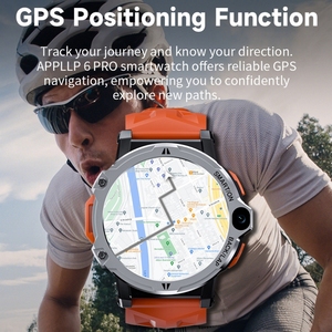 Chất Lượng Cao Cho Lokmat Appllp6 Pro 1.54-Inch 4G + 64G Android 8.1 Dual-Máy Ảnh 4G Wifi Thông Minh Đồng Hồ Thể Thao Smartwatch Với Thẻ <span class=keywords><strong>Sim</strong></span> - Product Image 4