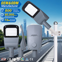 Lámpara LED de Alta Calidad para Alumbrado Público, Material de Aluminio, Impermeable IP66, 70w 125w 175w SMD3030, para Carreteras y Comunidades