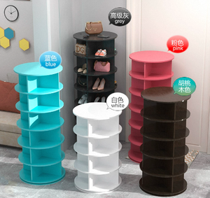Étagère à chaussures rotative à <span class=keywords><strong>roulettes</strong></span>, multi-étages, pour la maison, le salon, gain de place, sac à chaussures, <span class=keywords><strong>tour</strong></span> à chaussures - Product Image 5